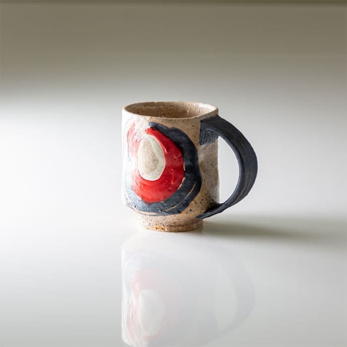 陶器工房壹 刷毛目マグカップ