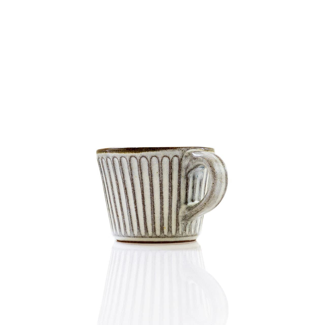 UTSUWAYA180+ Rマグカップ しのぎ キビ灰