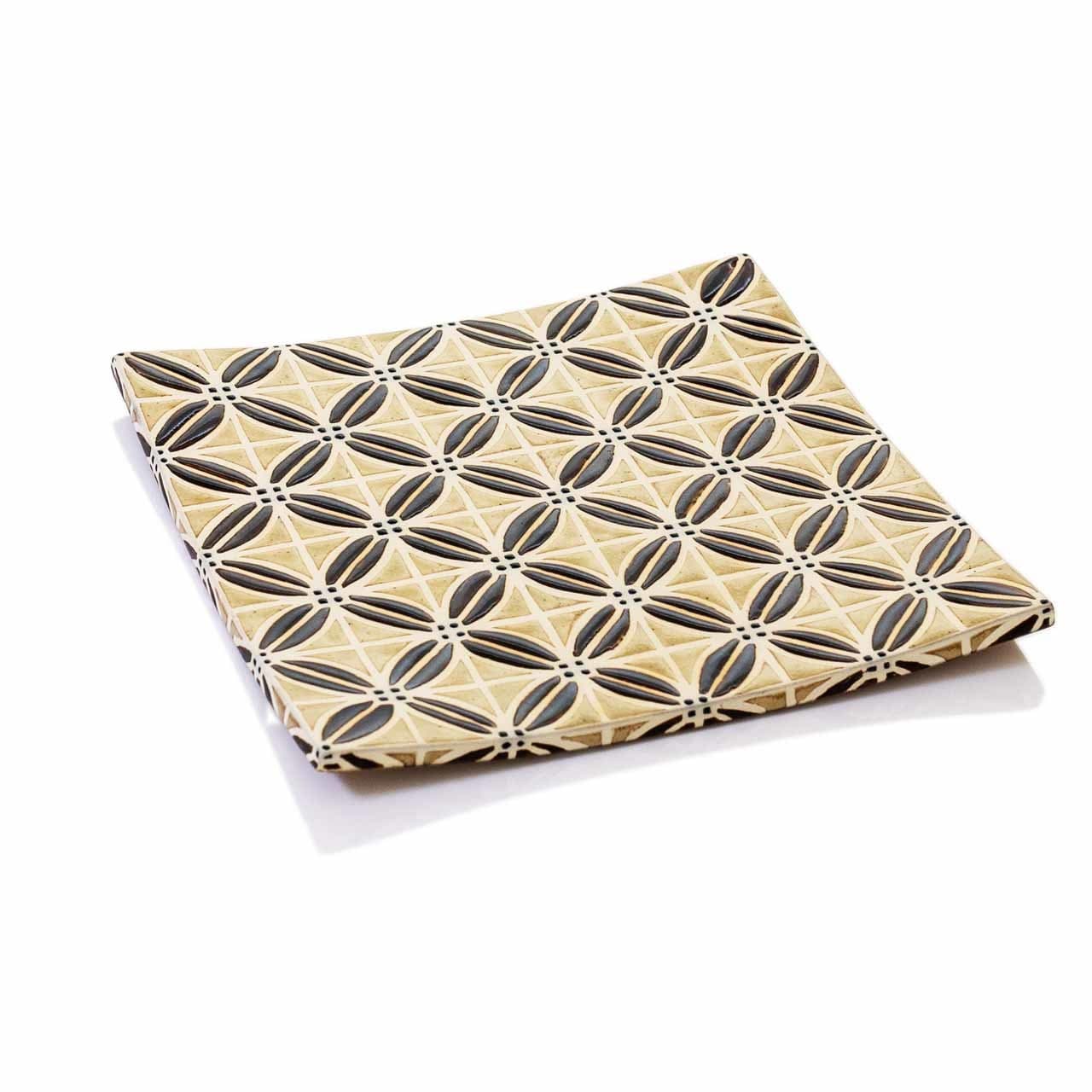 一翠窯 タイルプレート 大 シェンワン