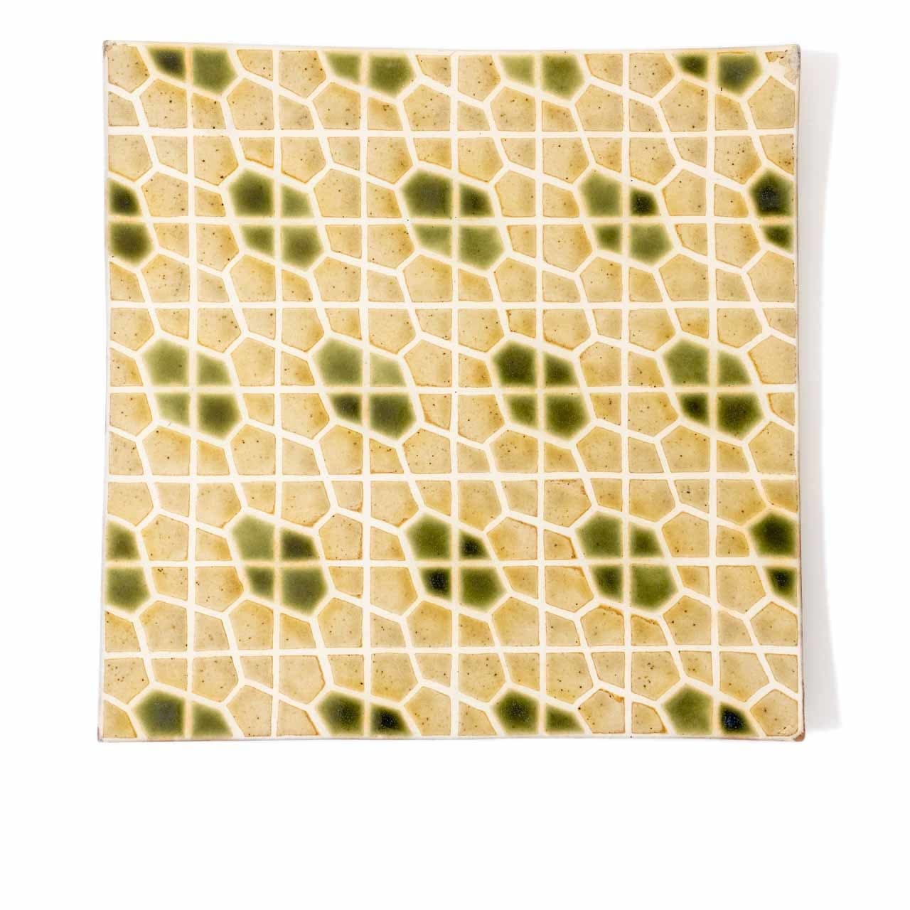 一翠窯 タイルプレート 大 タイオー