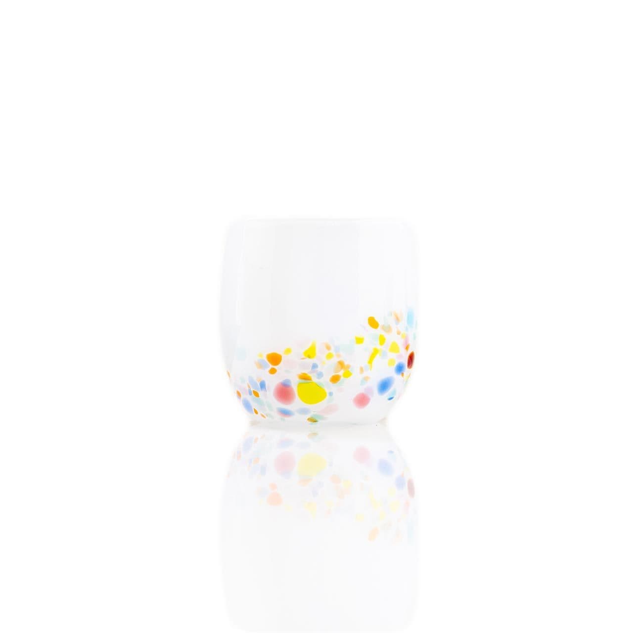 グラスアート藍 花火グラス