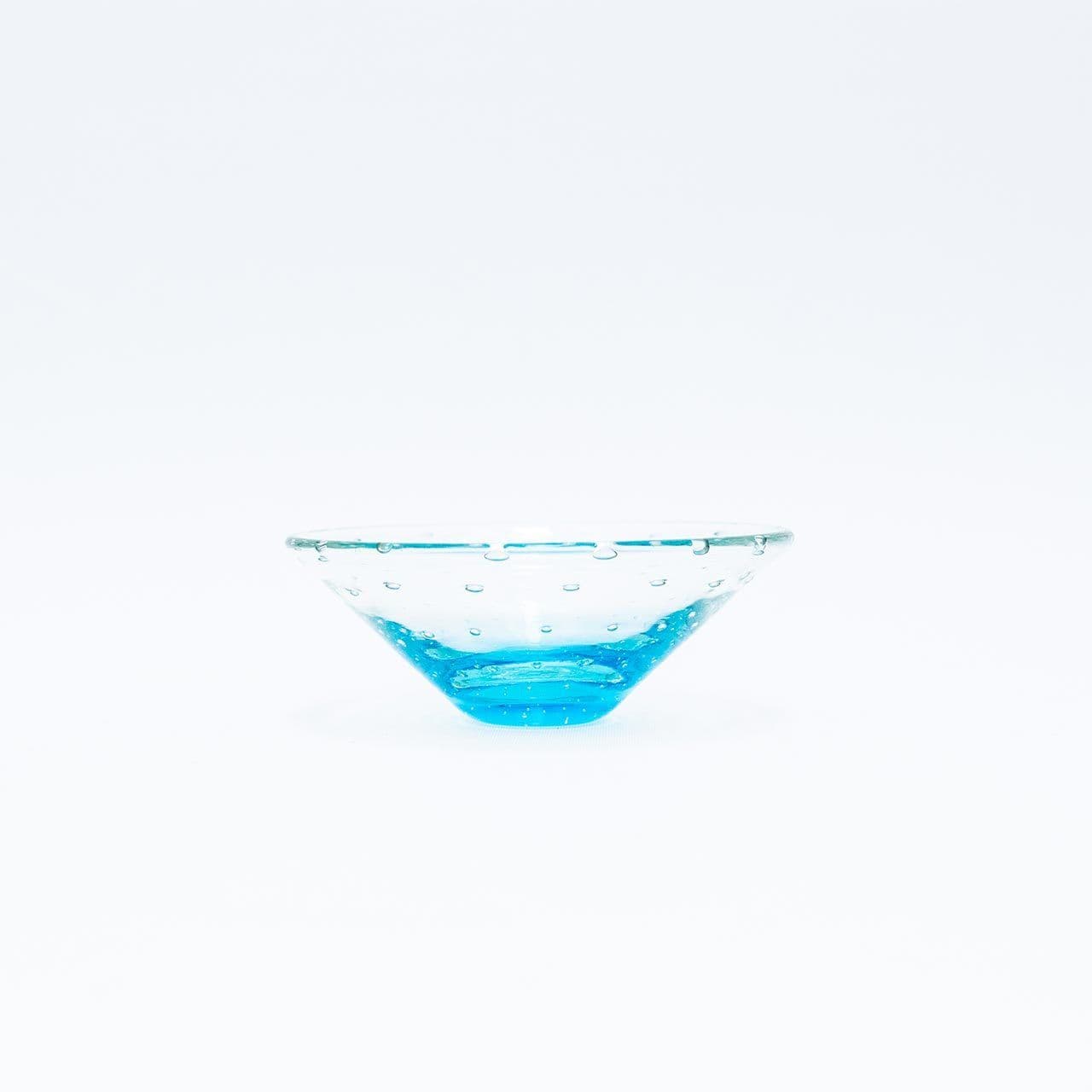 シャボン三角鉢/小/水色