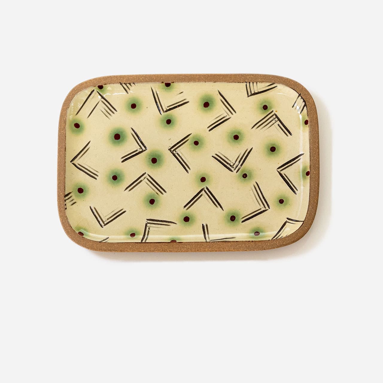 一翠窯 長方皿 中 サンディー