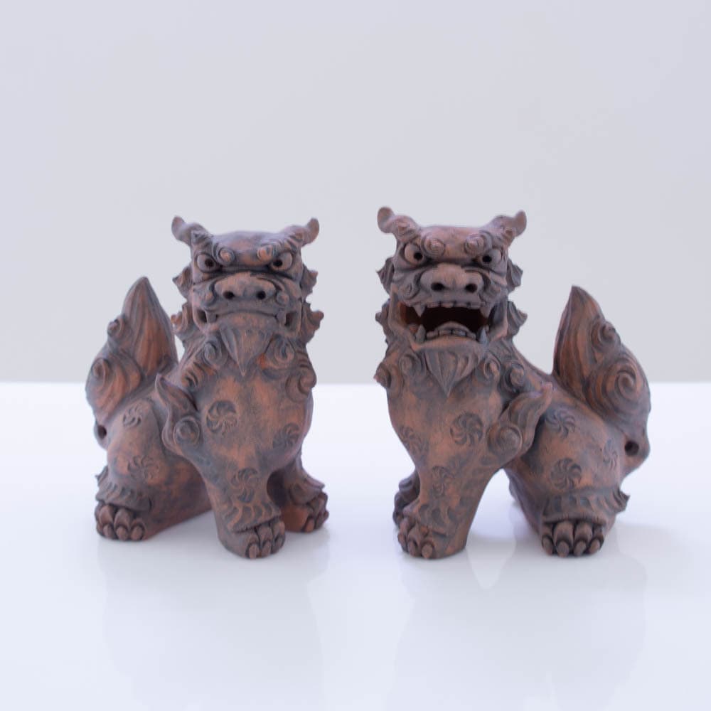 てぃーち工房/座シーサー/黒