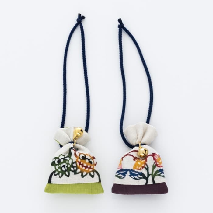 紅型工房染虫/月桃/マース袋