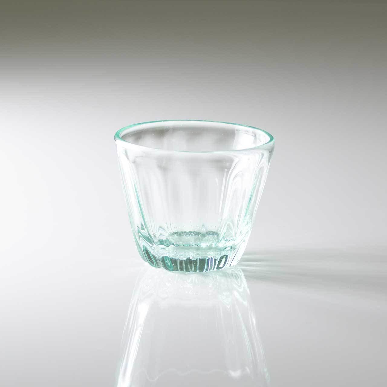 琉球ガラス-白鴉再生硝子器製作所-そばちょこカップ-窓ガラス