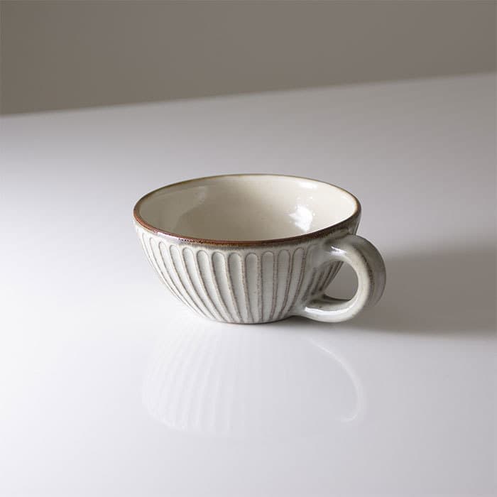 UTSUWAYA180+ スープカップ しのぎ キビ灰