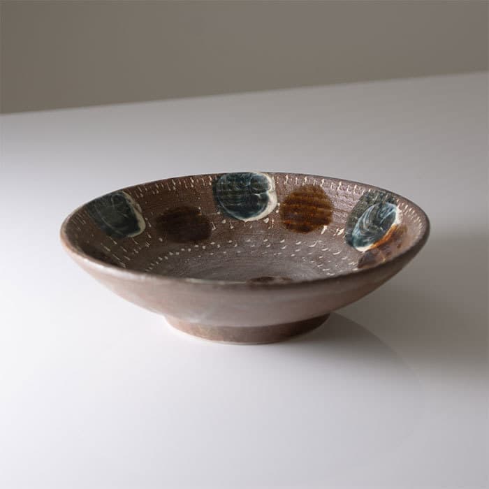 常秀工房 6寸鉢 重ね焼き とびかんな