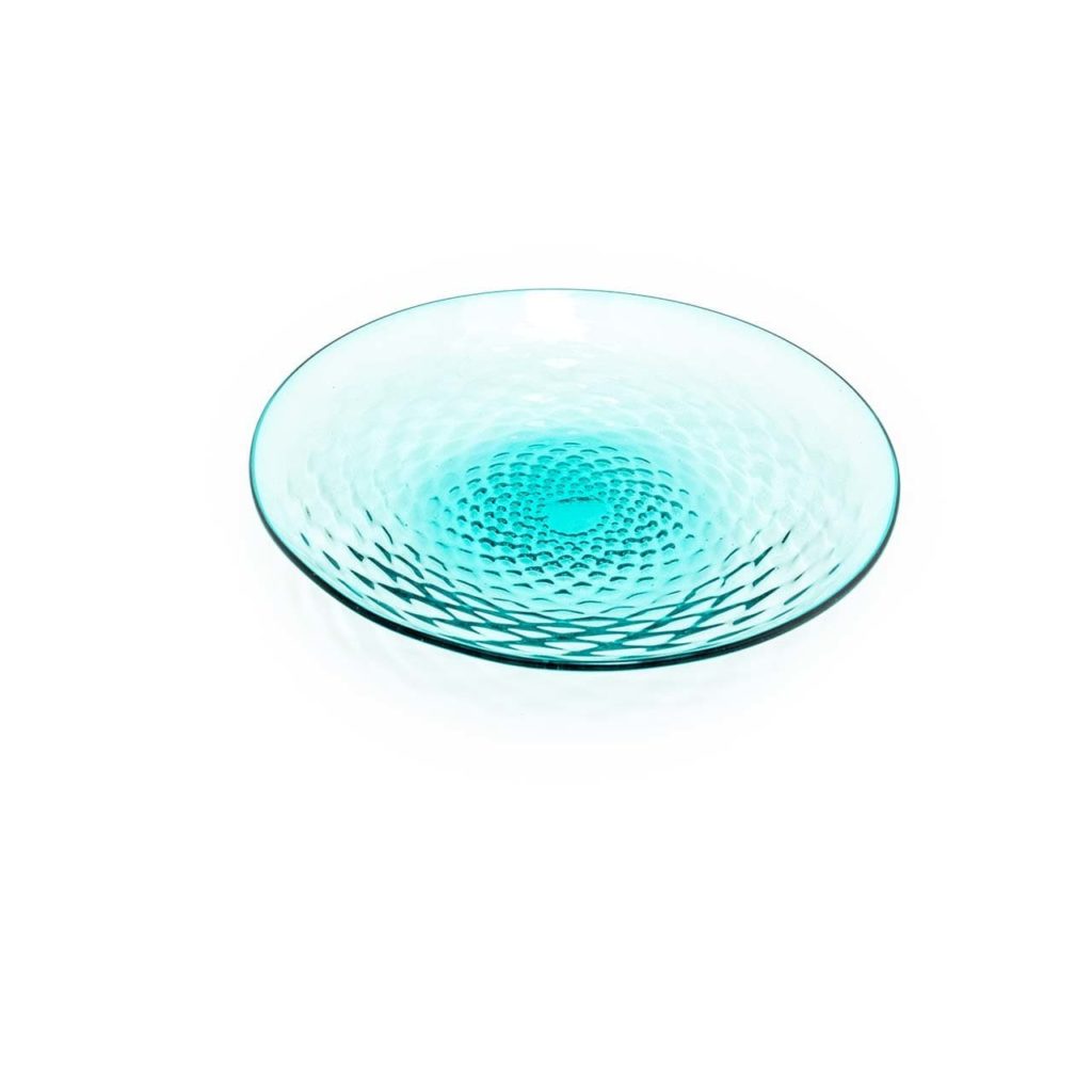 ガラス工房ロブスト ダイヤプレート ピーコック