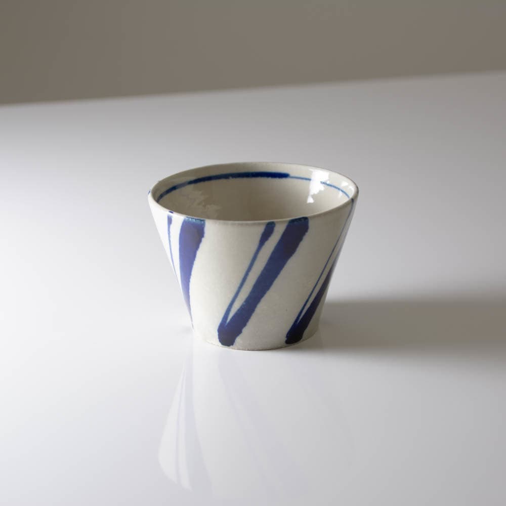 陶器工房壹 染付多目的カップ 松葉