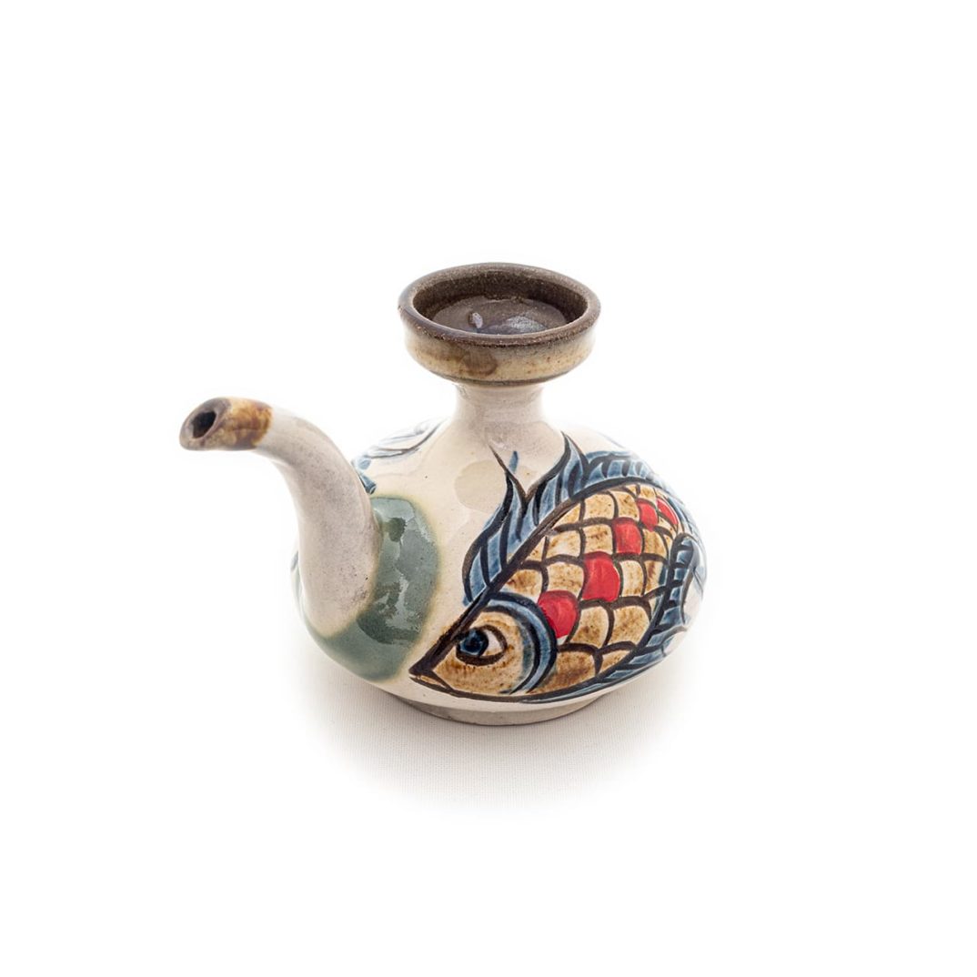 金城陶器秀陶房/赤魚紋/カラカラ