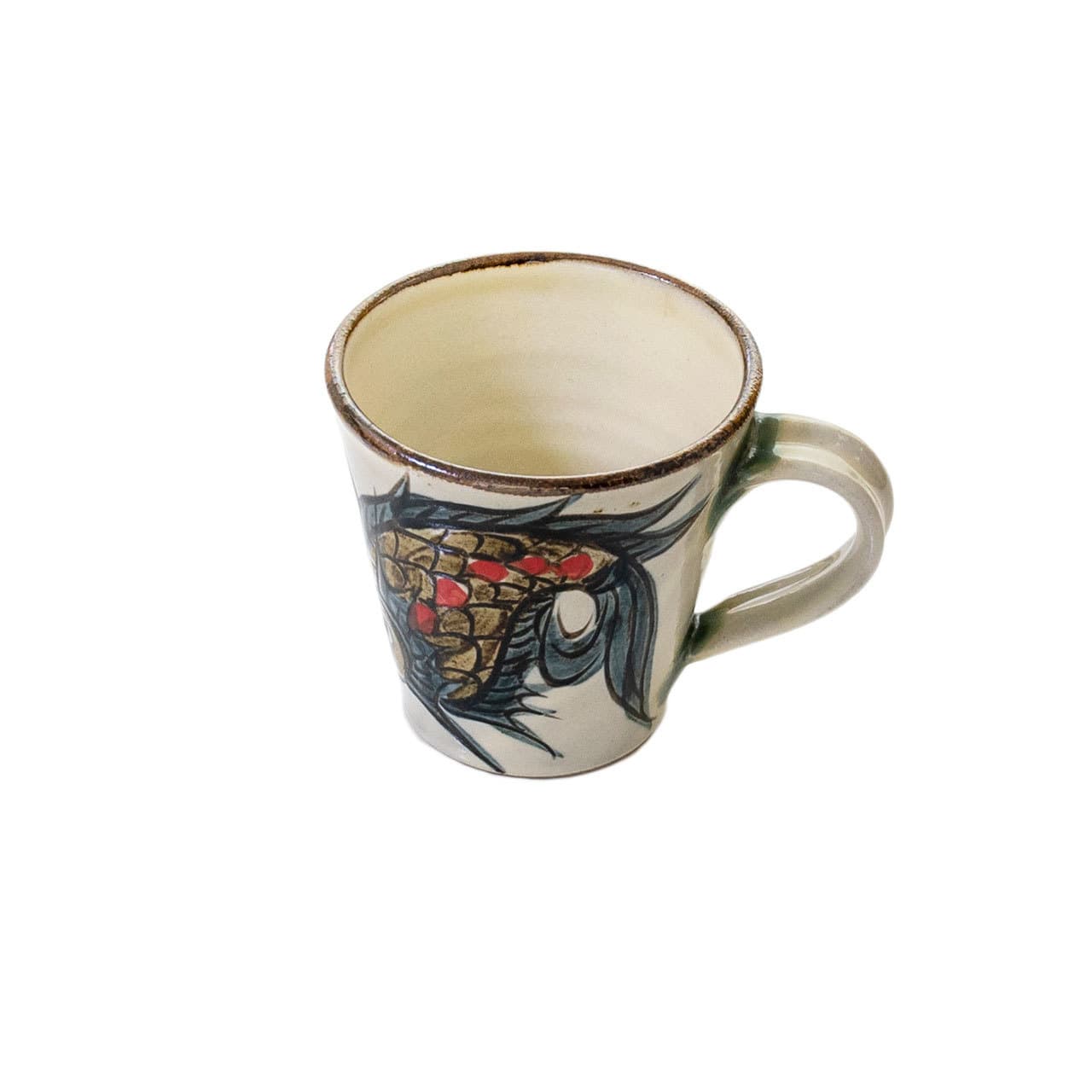 金城陶器秀陶房/赤魚紋/マグカップ