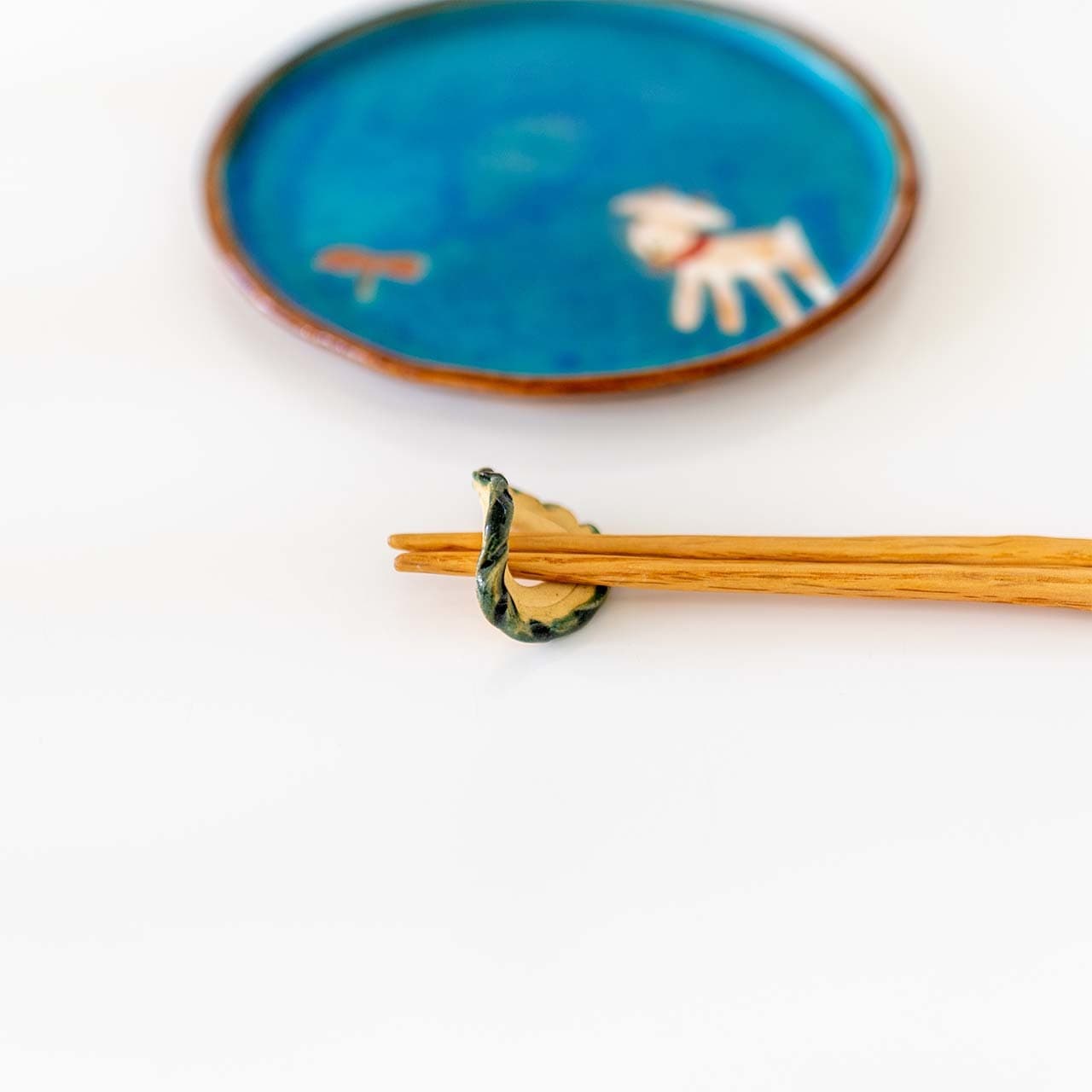 沖縄陶器 やちむん アトリエクッチャネ ゴーヤーはしおき