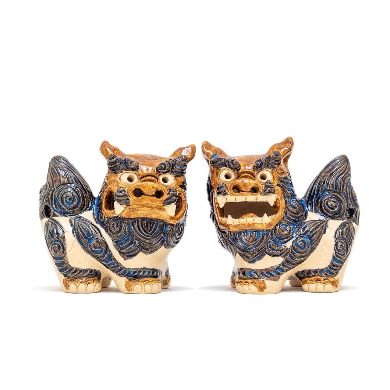 南工房/四足シーサー/焼締め