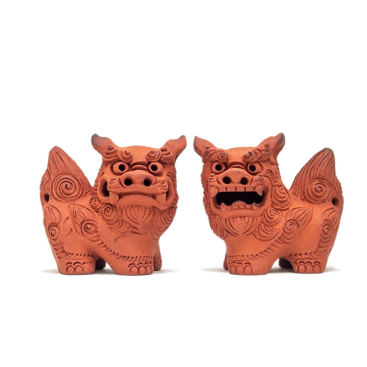 南工房/四足シーサー/焼き締め